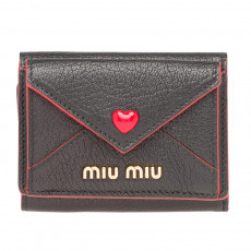 MIU MIU pocket wallet_Black